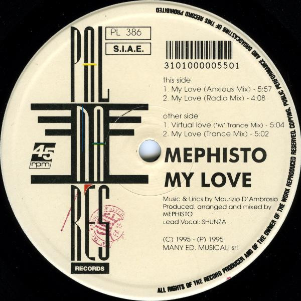 Mephisto - My Love | Palmares Records (PL 386) - 2 Mephisto - My Love | Palmares Records (PL 386) - 2