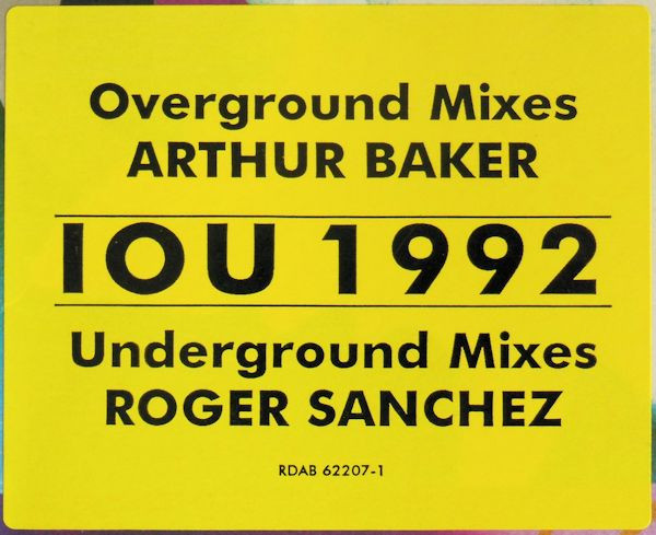 Arthur Baker Featuring Nikeeta - I.O.U. | RCA (RDAB62207-1) - 4 Arthur Baker Featuring Nikeeta - I.O.U. | RCA (RDAB62207-1) - 4