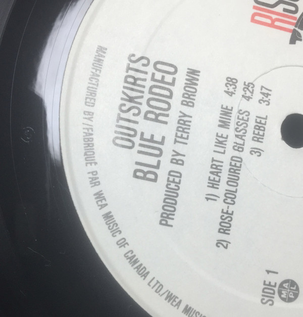 Blue Rodeo - Outskirts [Vinyl] | Risqué Disque (25 47181) - 9