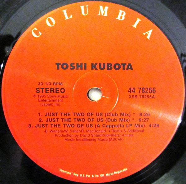 Toshi Kubota - Just The Two Of Us | Columbia (44 78256) - 3 Toshi Kubota - Just The Two Of Us | Columbia (44 78256) - 3
