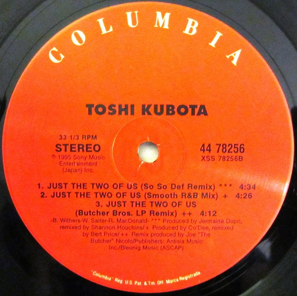 Toshi Kubota - Just The Two Of Us | Columbia (44 78256) - 4 Toshi Kubota - Just The Two Of Us | Columbia (44 78256) - 4