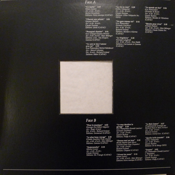 Various - Musique Du Québec - Volume Deux | Kébec-Disc (KDM-968) - 2