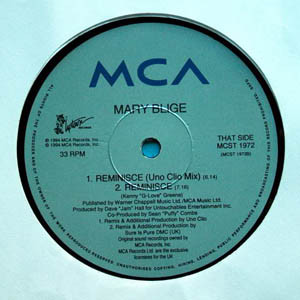 Mary J. Blige - My Love / Reminisce | MCA Records (MCST 1972) - 3