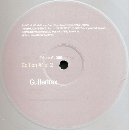 Bryan Zentz - Guttertrax | Bush (Bush 1031 Edition #1)