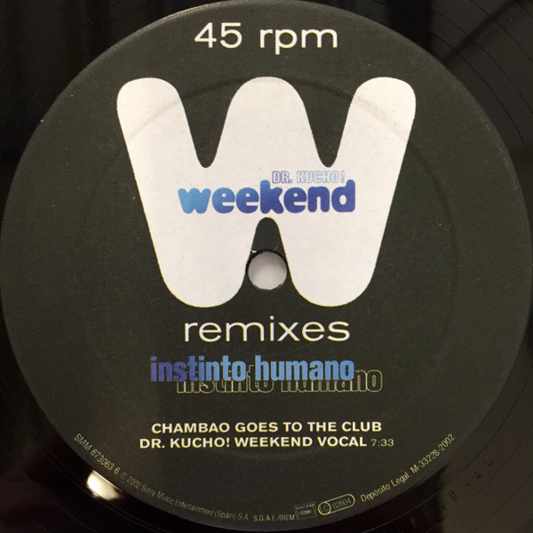 Chambao - Instinto Humano (Weekend Remixes) | Sony Music Media (SMM 673063 6) - main