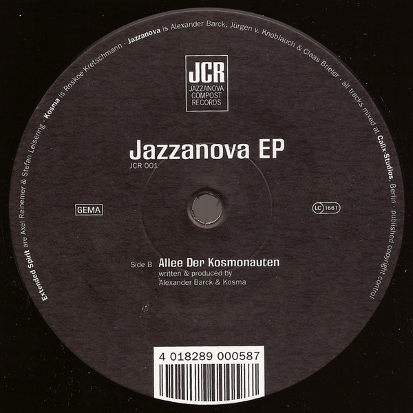 Jazzanova - Jazzanova EP | Jazzanova Compost Records (JCR) (JCR 001) - 2 Jazzanova - Jazzanova EP | Jazzanova Compost Records (JCR) (JCR 001) - 2