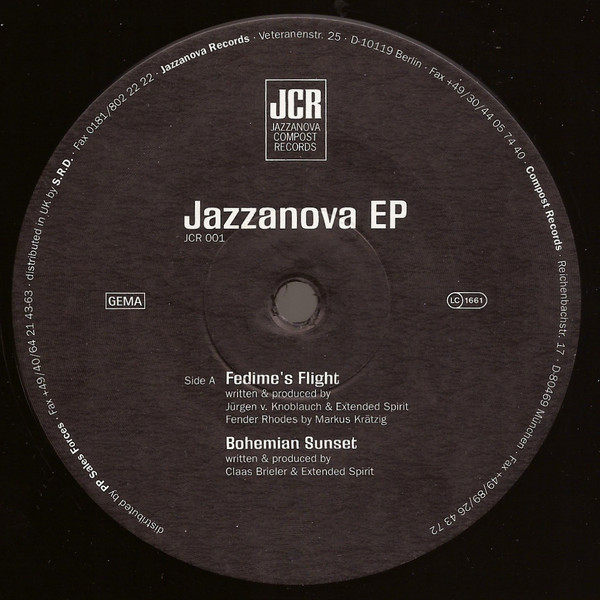 Jazzanova - Jazzanova EP | Jazzanova Compost Records (JCR) (JCR 001) - main Jazzanova - Jazzanova EP | Jazzanova Compost Records (JCR) (JCR 001) - main