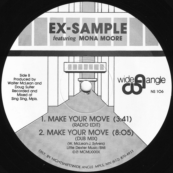 Ex-Sample Featuring Mona Moore - Make Your Move | Wide Angle (NS 106) - 2