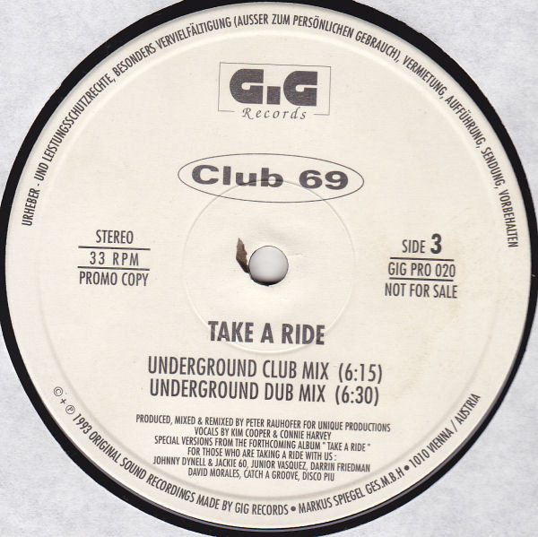 Club 69 - Take A Ride | GiG Records (GIG 666 255) - 4 Club 69 - Take A Ride | GiG Records (GIG 666 255) - 4