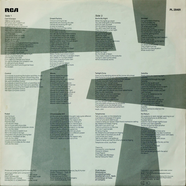 PVC - PVC | RCA (PL 28481) - 6 PVC - PVC | RCA (PL 28481) - 6