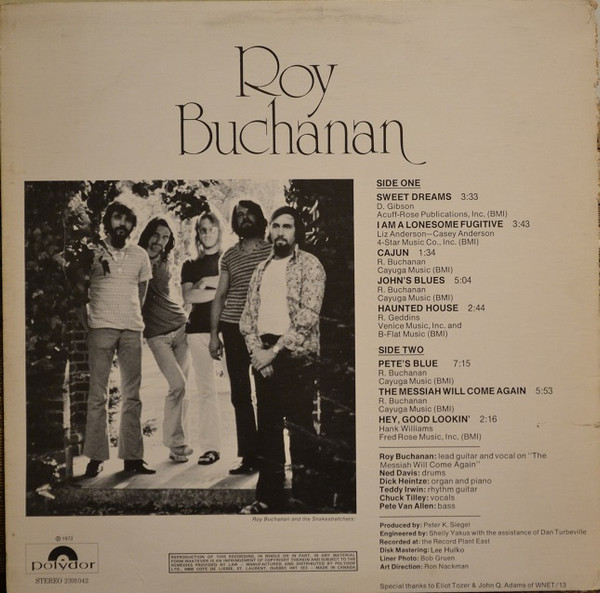 Roy Buchanan - Roy Buchanan | Polydor (2391042) - 2