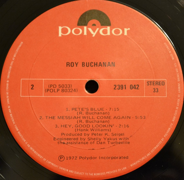 Roy Buchanan - Roy Buchanan | Polydor (2391042) - 4