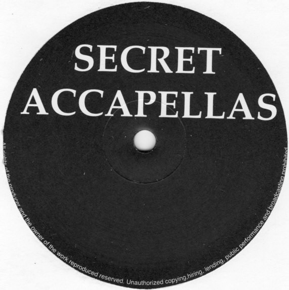 Various - Secret Accapellas | SFP Records (SFP LP01) - main Various - Secret Accapellas | SFP Records (SFP LP01) - main