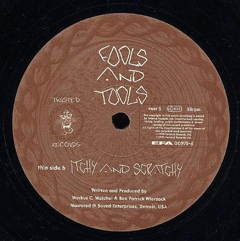 Fools And Tools - Hundreds Of Sunsets / Itchy And Scratchy (Edit 37) | Twisted Records (TWST 5) - 4 Fools And Tools - Hundreds Of Sunsets / Itchy And Scratchy (Edit 37) | Twisted Records (TWST 5) - 4