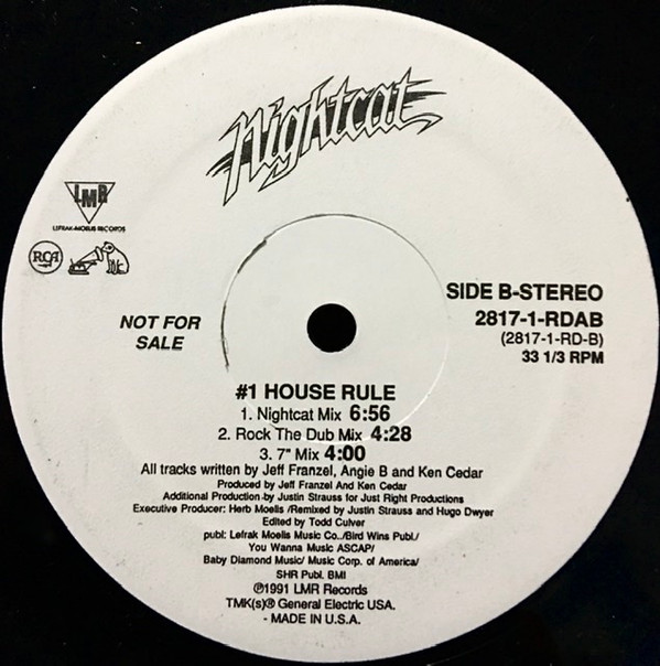 Nightcat - #1 House Rule | LMR (Lefrak-Moelis Records) (2817-1-RDAB) - 4 Nightcat - #1 House Rule | LMR (Lefrak-Moelis Records) (2817-1-RDAB) - 4