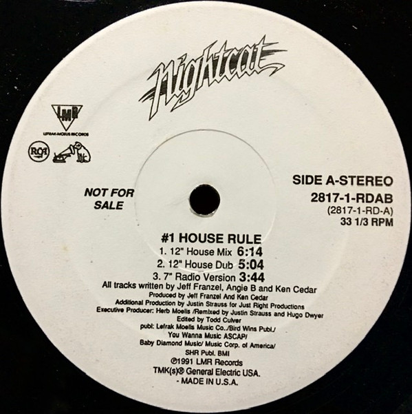 Nightcat - #1 House Rule | LMR (Lefrak-Moelis Records) (2817-1-RDAB) - 3 Nightcat - #1 House Rule | LMR (Lefrak-Moelis Records) (2817-1-RDAB) - 3