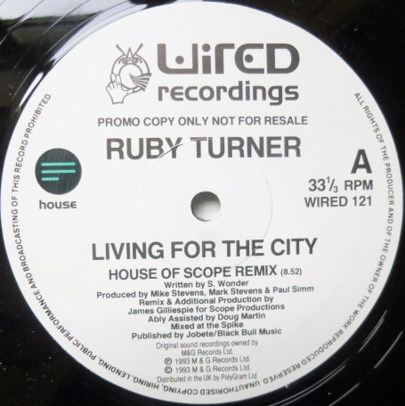 Ruby Turner - Living For The City | Wired Recordings (WIRED 121) - 2 Ruby Turner - Living For The City | Wired Recordings (WIRED 121) - 2