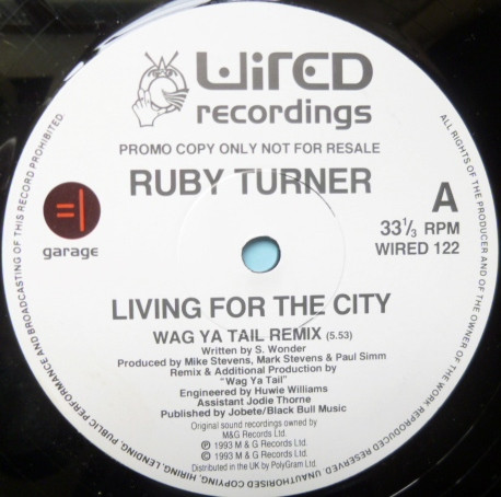 Ruby Turner - Living For The City | Wired Recordings (WIRED 121) - 4 Ruby Turner - Living For The City | Wired Recordings (WIRED 121) - 4