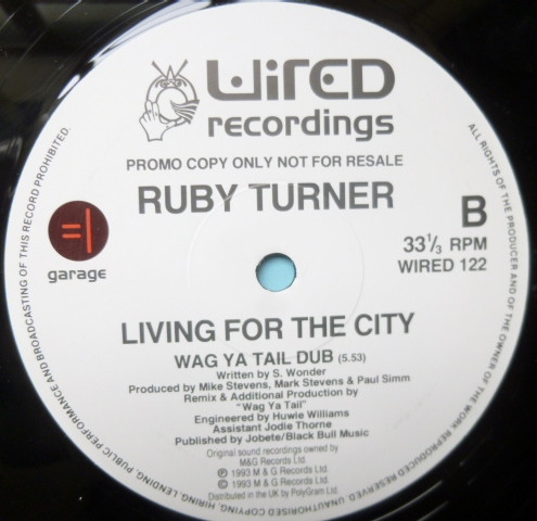 Ruby Turner - Living For The City | Wired Recordings (WIRED 121) - 5 Ruby Turner - Living For The City | Wired Recordings (WIRED 121) - 5