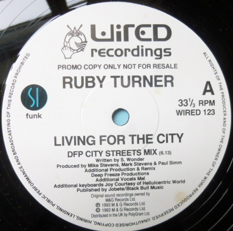 Ruby Turner - Living For The City | Wired Recordings (WIRED 121) - 6 Ruby Turner - Living For The City | Wired Recordings (WIRED 121) - 6