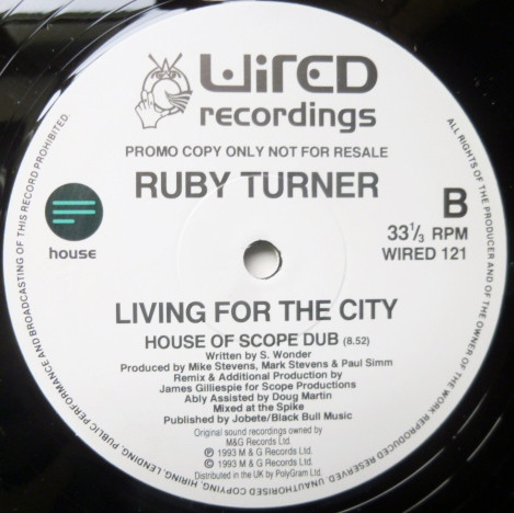 Ruby Turner - Living For The City | Wired Recordings (WIRED 121) - 3 Ruby Turner - Living For The City | Wired Recordings (WIRED 121) - 3