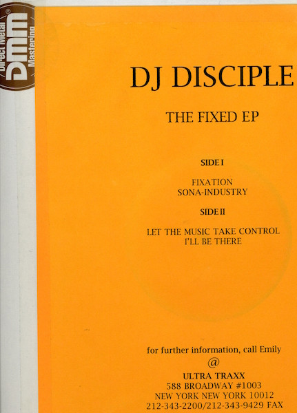 DJ Disciple - The Fixed EP | Ultra Traxx (ULTX002)