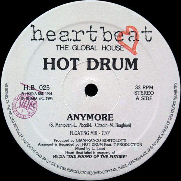 Hot Drum - Anymore | Heartbeat (H.B. 025) - main