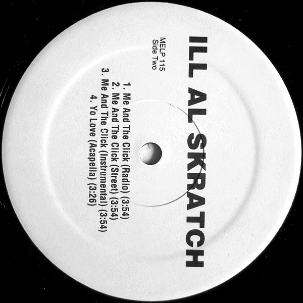 Ill Al Skratch - Yo Love / Me & The Click | Mercury (MELP 115) - 3