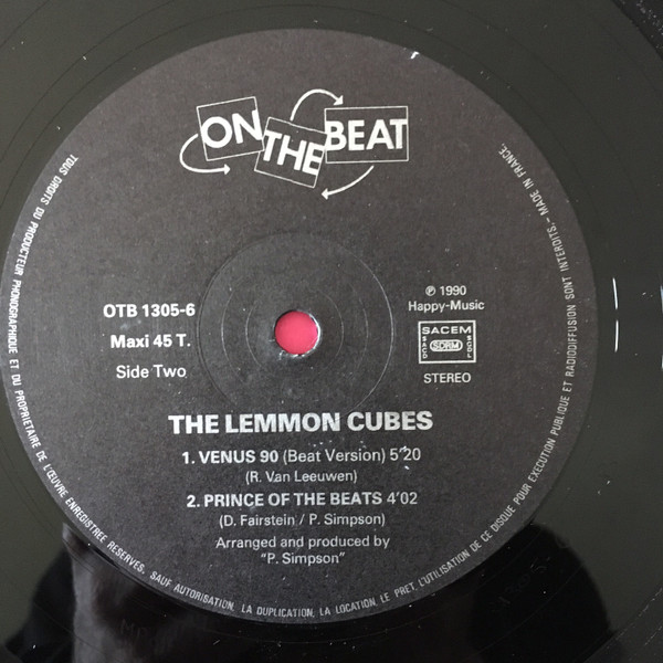The Lemmon Cubes - Venus 90 | On The Beat (OTB 1305-6) - 4