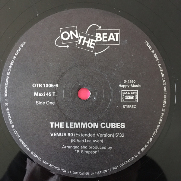 The Lemmon Cubes - Venus 90 | On The Beat (OTB 1305-6) - 3