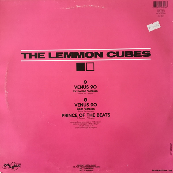 The Lemmon Cubes - Venus 90 | On The Beat (OTB 1305-6) - 2