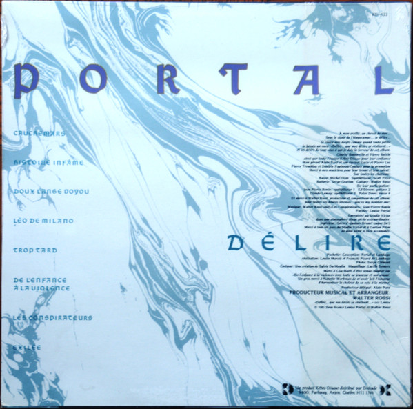 Louise Portal - Délire | Kébec-Disc (KD-622) - 2 Louise Portal - Délire | Kébec-Disc (KD-622) - 2