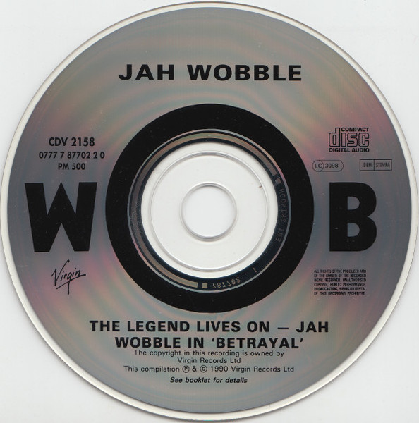 The Legend Lives On.... Jah Wobble In "Betrayal"