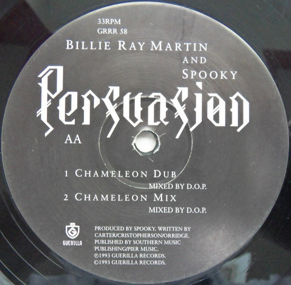 Billie Ray Martin & Spooky - Persuasion | Guerilla (GRRR 58) - 3