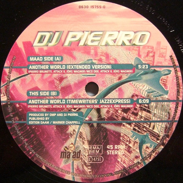 DJ Piero - Another World | Maad Records (0630 15755-0) - 4