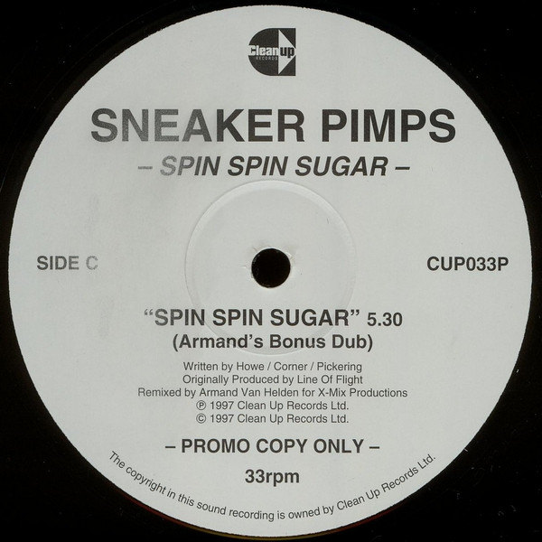 Sneaker Pimps - Spin Spin Sugar | Clean Up Records (CUP033P) - 2 Sneaker Pimps - Spin Spin Sugar | Clean Up Records (CUP033P) - 2