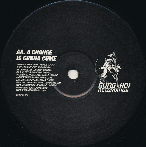 L.E.O - Burning Up / A Change Is Gonna Come | Gung Ho! Recordings (GENGHIS-001) - 2 L.E.O - Burning Up / A Change Is Gonna Come | Gung Ho! Recordings (GENGHIS-001) - 2