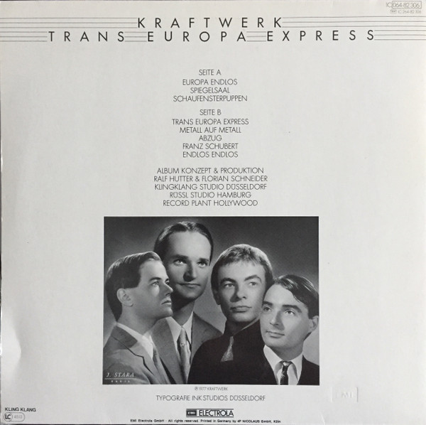 Kraftwerk - Trans Europa Express | Kling Klang (1C 064-82 306) - 2 Kraftwerk - Trans Europa Express | Kling Klang (1C 064-82 306) - 2