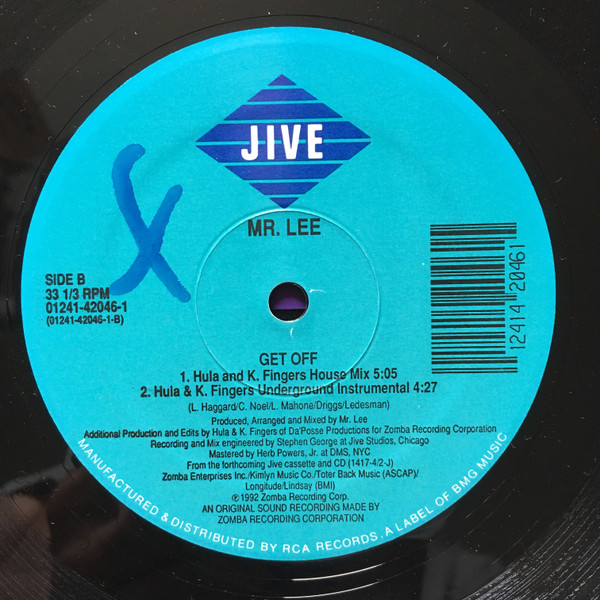 Mr. Lee - Get Off | Jive (01241-42046-1) - 4