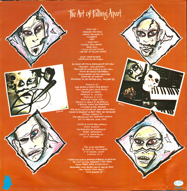 Soft Cell - The Art Of Falling Apart | Some Bizzare (BIZL3) - 5 Soft Cell - The Art Of Falling Apart | Some Bizzare (BIZL3) - 5