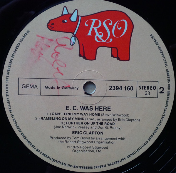 Eric Clapton - E.C. Was Here | RSO (2394 160) - 4