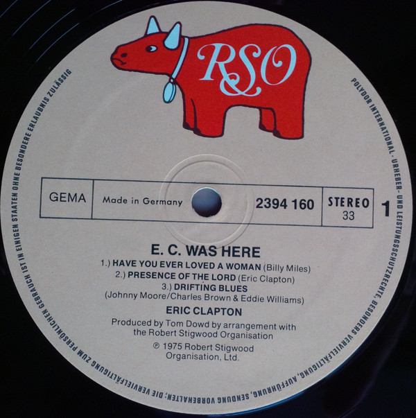 Eric Clapton - E.C. Was Here | RSO (2394 160) - 3