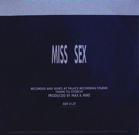 Miss Sex - Miss Sex | Out (OUT 31.37) - 2