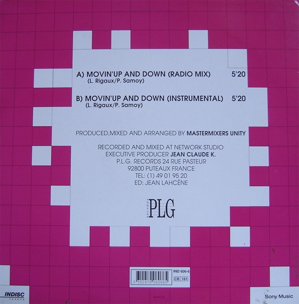 MC Jack & Sister J. - Movin' Up And Down | Indisc France (IND 606-6) - 2 MC Jack & Sister J. - Movin' Up And Down | Indisc France (IND 606-6) - 2