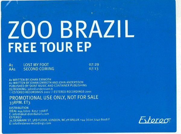 Zoo Brazil - Free Tour EP | Estereo (ET 3)