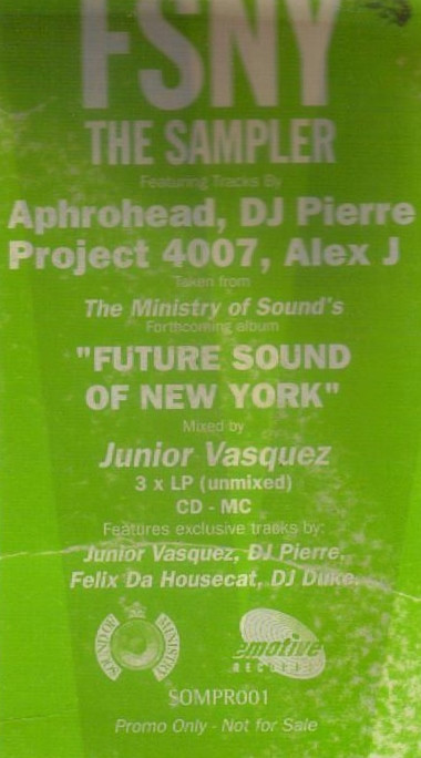 Various - FSNY The Sampler | Sound Of Ministry (SOMPR001) - 3