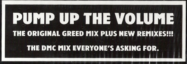 Greed - Pump Up The Volume | 5XO-294 (STRESS -002) - main Greed - Pump Up The Volume | 5XO-294 (STRESS -002) - main