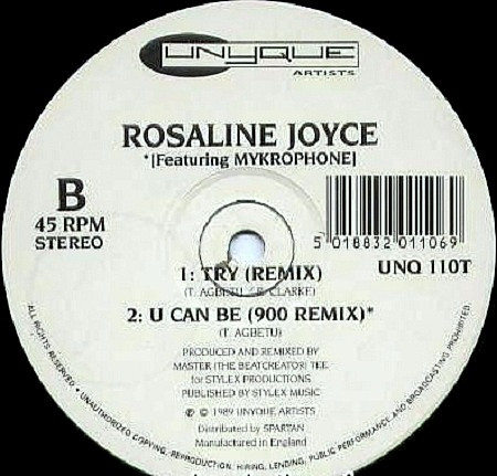 Rosaline Joyce - True 2 U | Unyque Artists (UNQ 110T) - 2 Rosaline Joyce - True 2 U | Unyque Artists (UNQ 110T) - 2