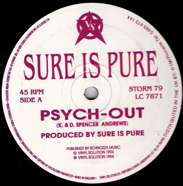 Sure Is Pure - The Out To Lunch EP | Vinyl Solution (STORM 79) - 3 Sure Is Pure - The Out To Lunch EP | Vinyl Solution (STORM 79) - 3