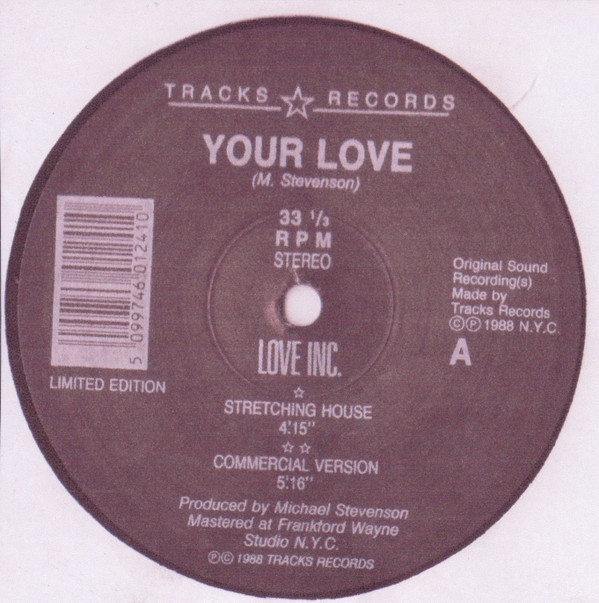 Love Inc. - Your Love | Tracks Records (BR) - main Love Inc. - Your Love | Tracks Records (BR) - main